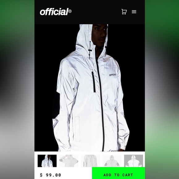 Official 3M Silver Reflective Jacket - Picture 1 of 11